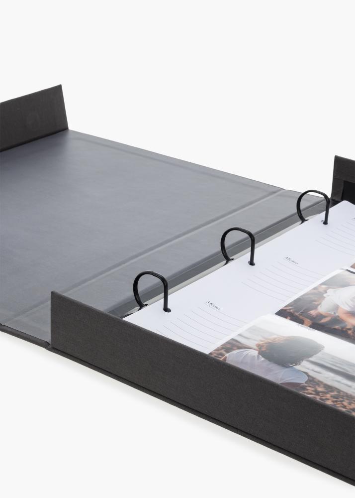 KAILA KAILA MEMORIES Black XL - Coffee Table Photo Album - 60 Bilder i 10x15 cm