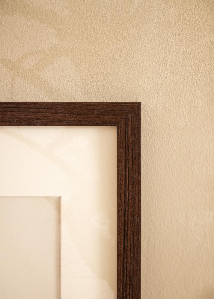 BGA Rahmen Deco Acrylglas Walnuss 20x30 cm