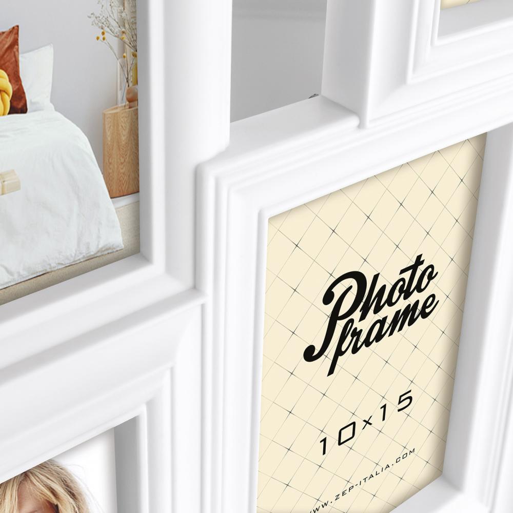 ZEP Tolosa White Collage-Rahmen - 8 Bilder