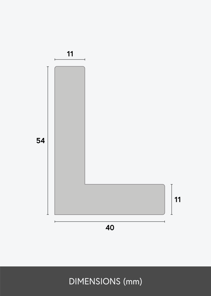 Ramverkstad Rahmen für Leinwand Osiris Weiß - Verschiedene Größen