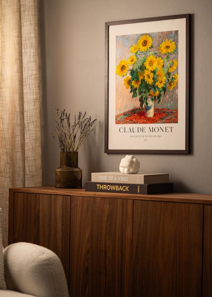 BGA Rahmen Deco Acrylglas Walnuss 20x30 cm