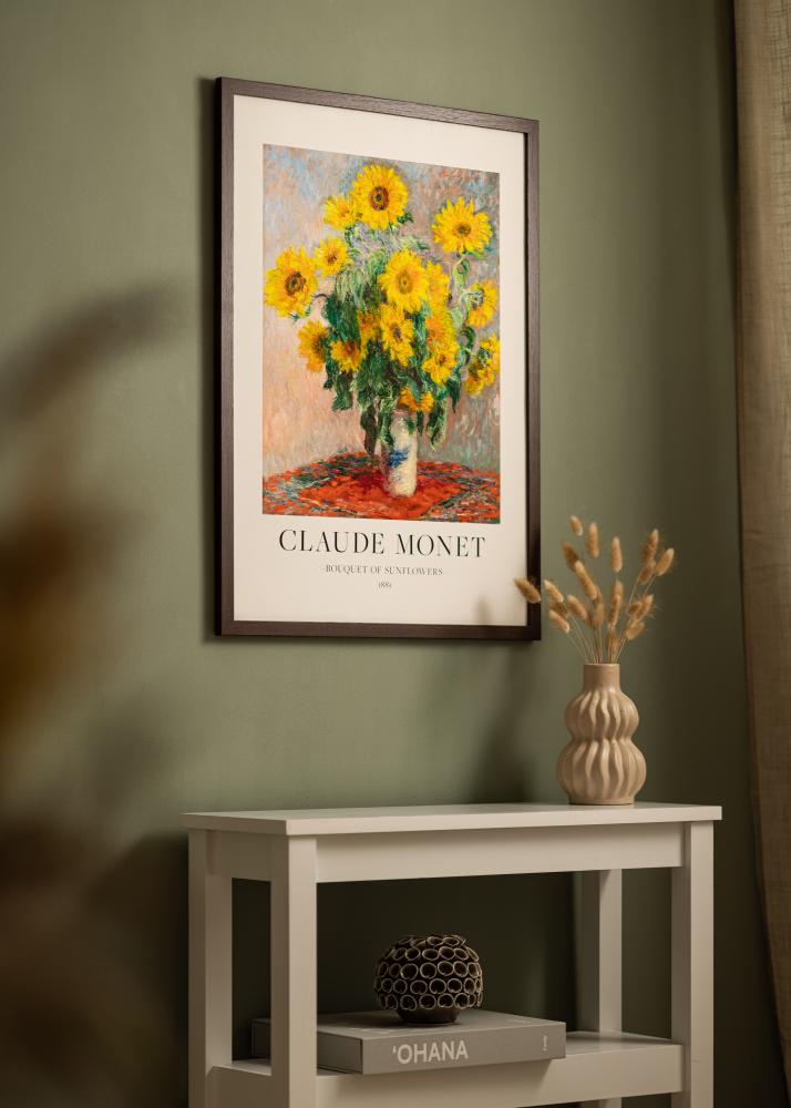 BGA Rahmen Deco Acrylglas Walnuss 20x30 cm