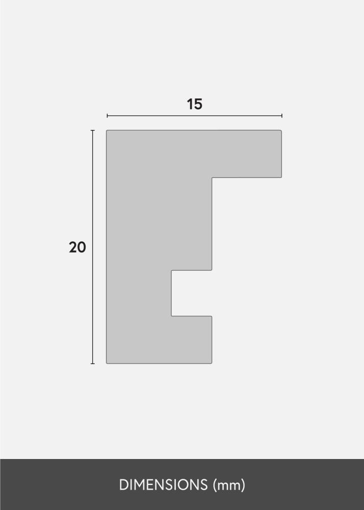 Mavanti Rahmen Ares Acrylglas Natural Oak 20x25 cm
