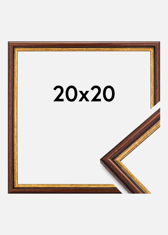 Galleri 1 Rahmen Horndal Braun 20x20 cm