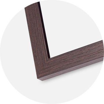 BGA Rahmen Deco Acrylglas Walnuss 18x24 cm