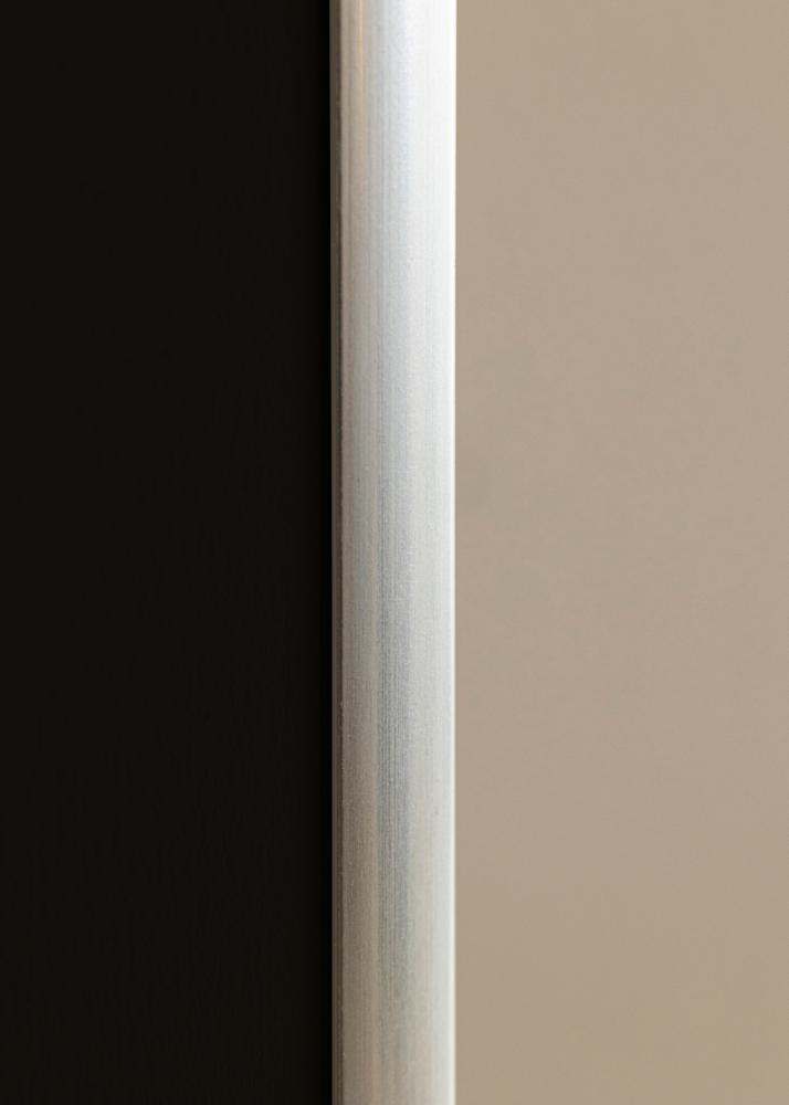 Ram med passepartou Rahmen New Lifestyle Silber 30x40 cm - Passepartout Schwarz 18x27 cm