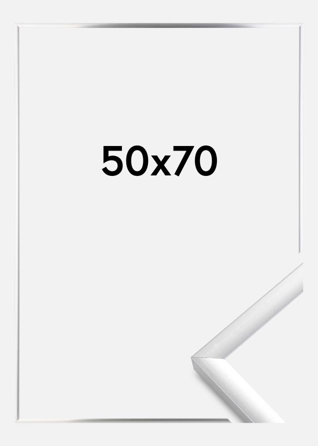 BGA Rahmen New Lifestyle Acrylglas Silber 50x70 cm