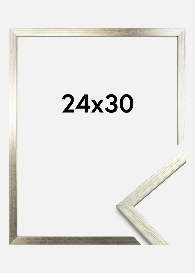 Galleri 1 Rahmen Edsbyn Silber 24x30 cm