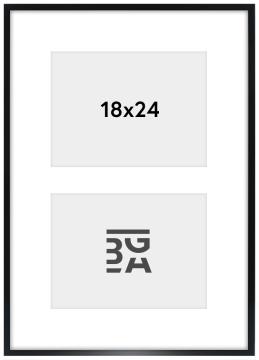 Galleri 1 Edsbyn Collage-Rahmen XXII Schwarz - 2 Bilder (18x24 cm)