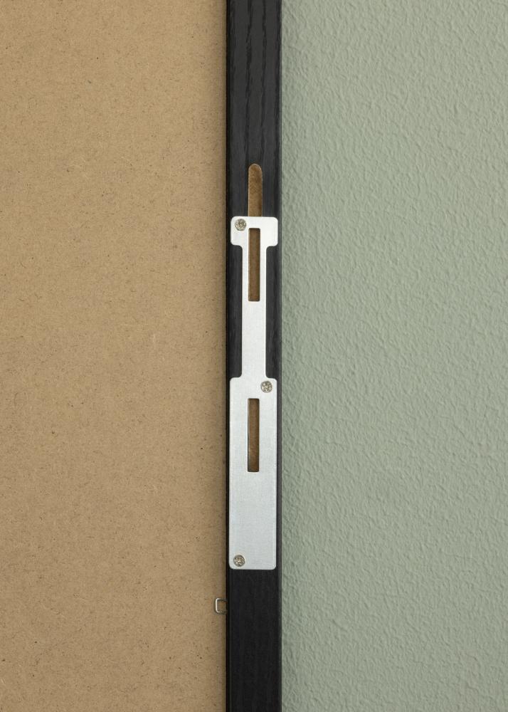 BGA Spiegel Overdoor Schwarz 34x126 cm