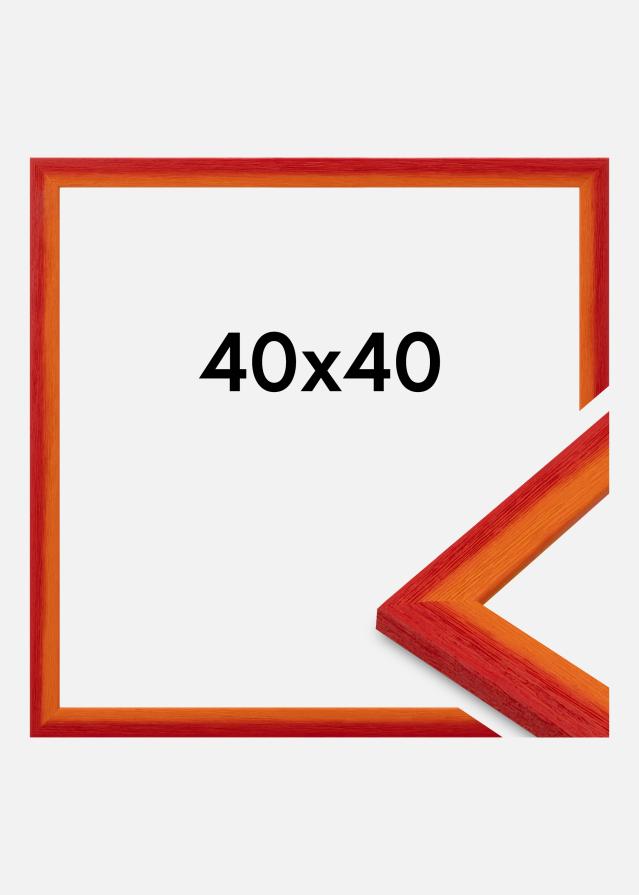 Jämtlands Ramfabrik Rahmen Cornwall Acrylglas Rot 40x40 cm