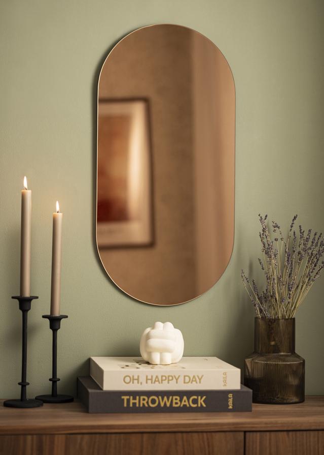 KAILA KAILA Spiegel Oval Rose Gold 35x70 cm
