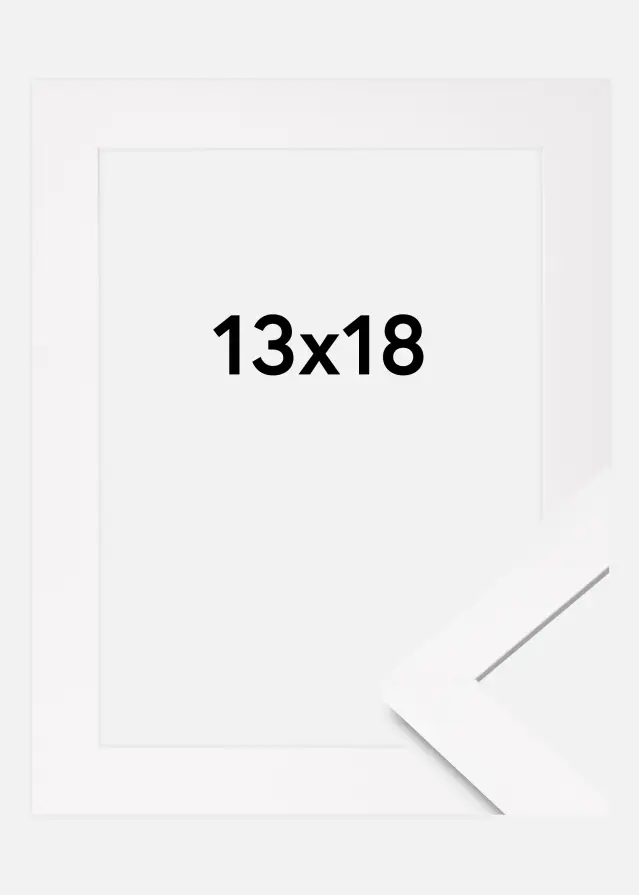 Artlink Rahmen BGA Classic Acrylglas Weiß 13x18 cm