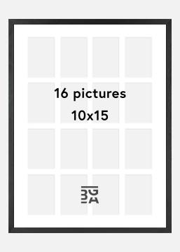 Galleri 1 Black Wood - 16 Bilder Collage