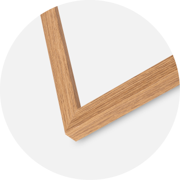 BGA Rahmen Modern Acrylglas Teak 50x70cm