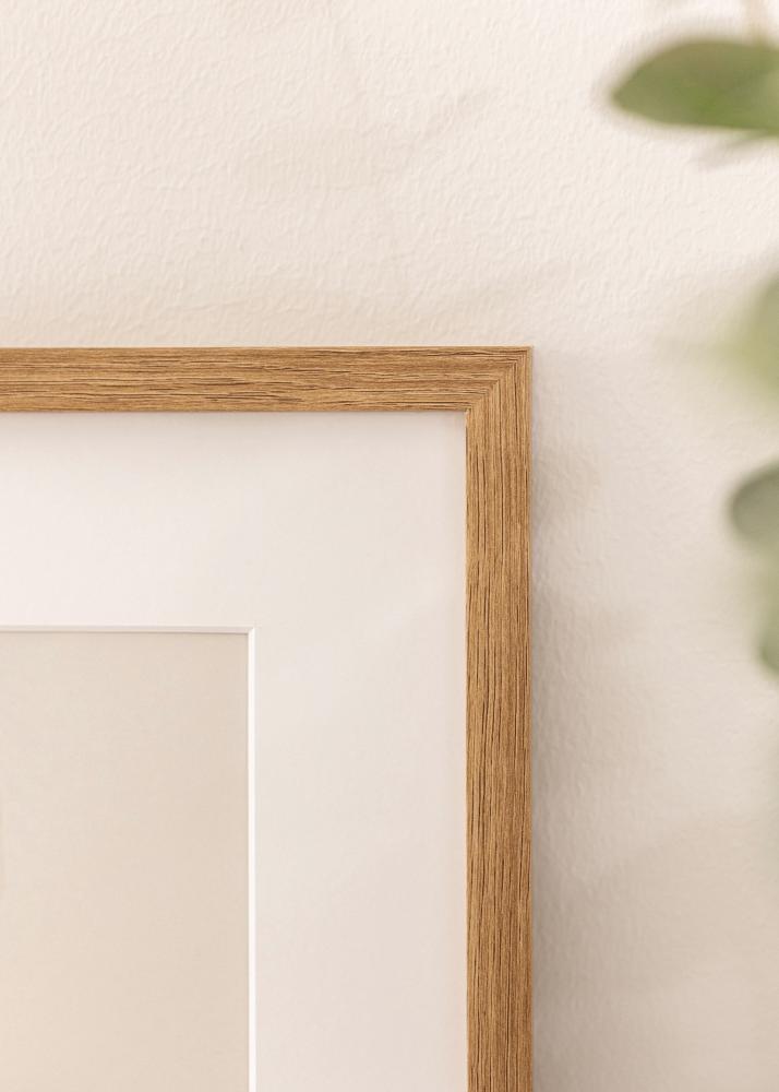 BGA Rahmen Modern Acrylglas Teak 50x70cm