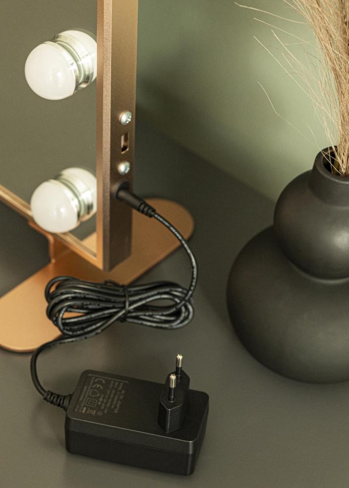 KAILA KAILA Kosmetikspiegel Hollywood 14 Roségold 60x50 cm