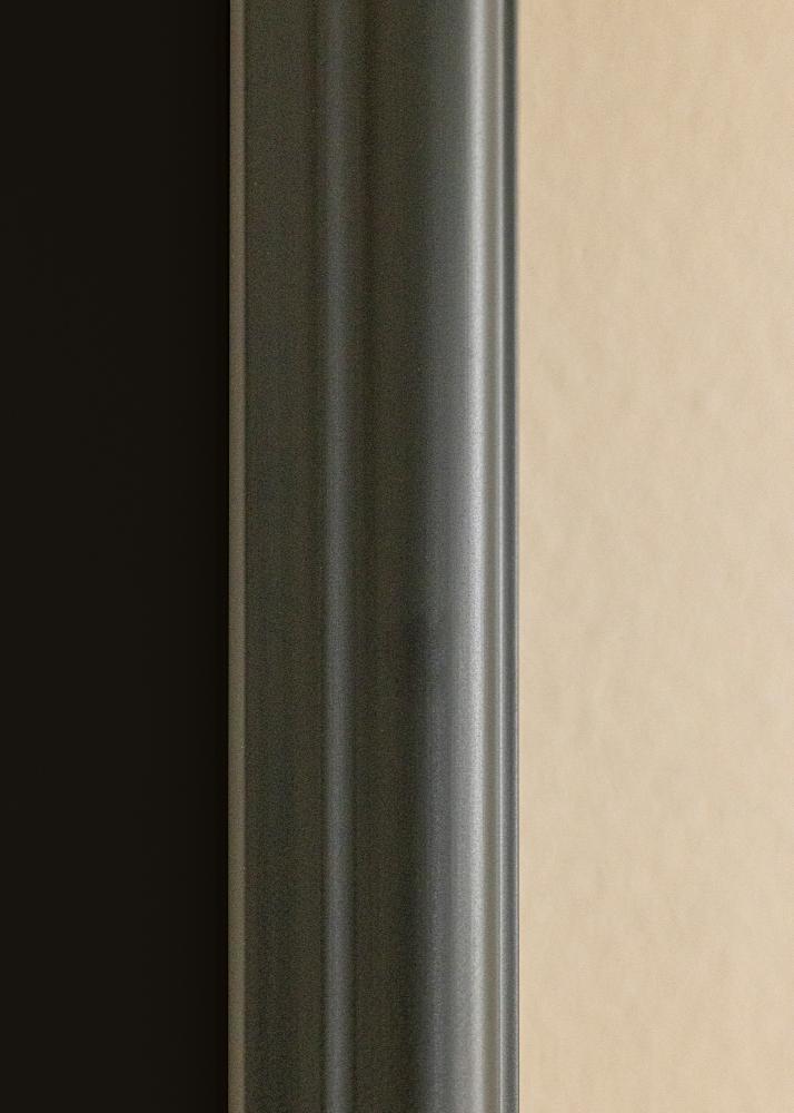 Ram med passepartou Rahmen Siljan Schwarz 70x90 cm - Passepartout Schwarz 60x80 cm