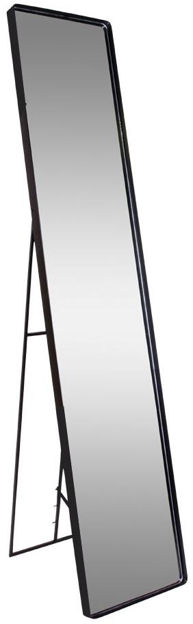 House Nordic Avola Stand Mirror Schwarz 35x170 cm