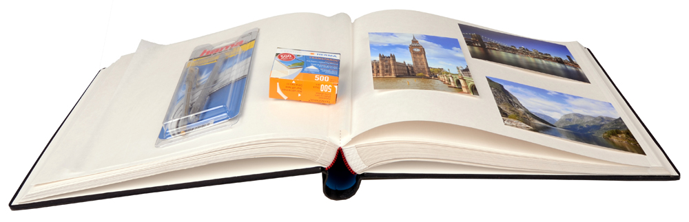 Henzo Henzo Gran Cara Premium Fotoalbum - Schwarz - 31x33 cm (100 weiße Seiten)