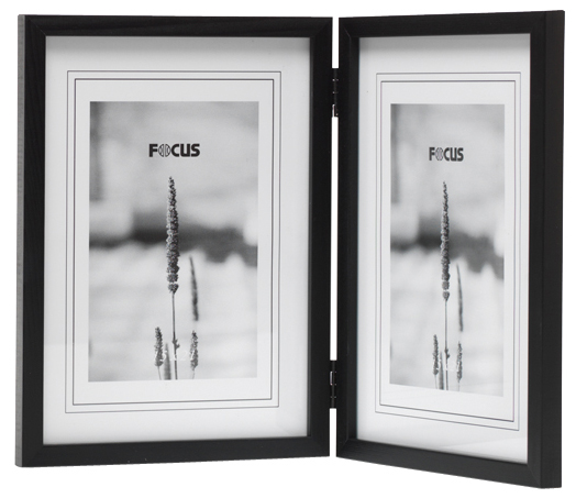 Focus Rock Schwarz Aufklappbarer Bilderrahmen 10x15 cm
